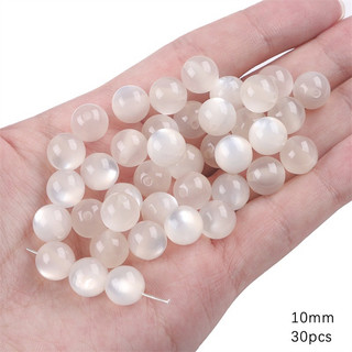 Viên đá mắt mèo làm vòng handmade set 10v