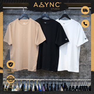 (Auth) Áo Thun New Era Essential 1 Pack 3 Áo Trơn Basic Màu Trắng Đen Nâu CODE: 13511136 - Async Studio