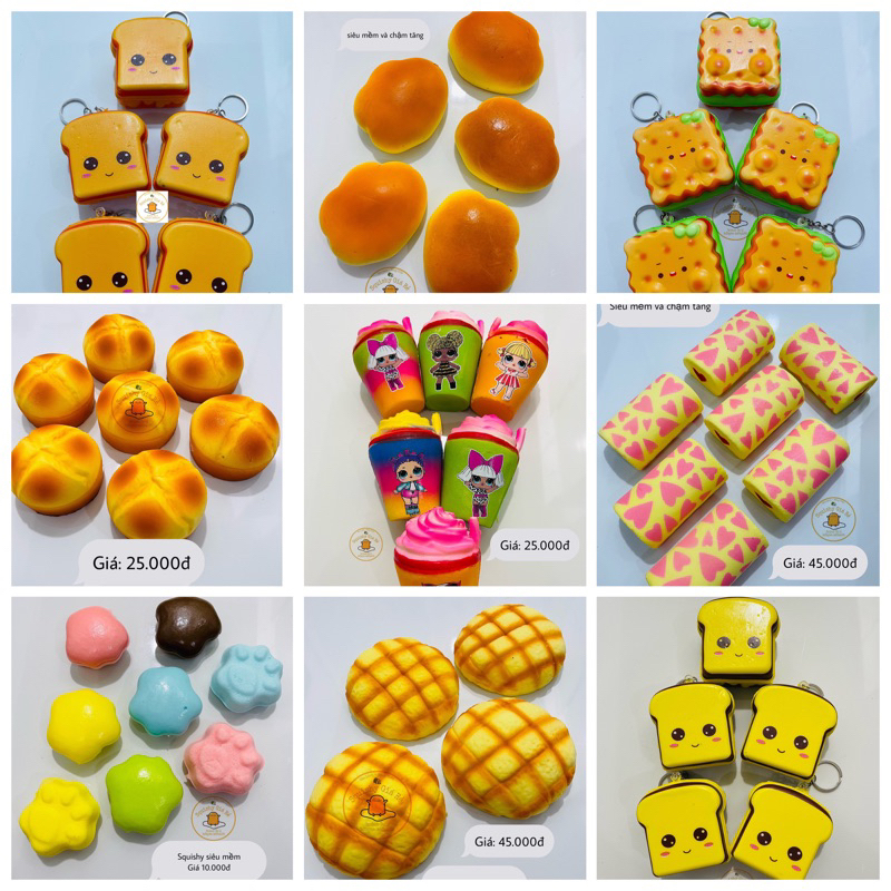 Squishy mini vừa giá rẻ chậm tăng
