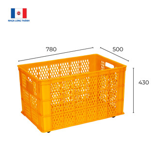 Sóng hở Nhựa Long Thành HS0199-SH L780 x W500 x H430 ± 10mm