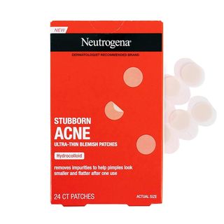 Miếng dán giảm mụn Hydrocolloid Neutrogena Stubborn Acne Pimple Patches 24 miếng