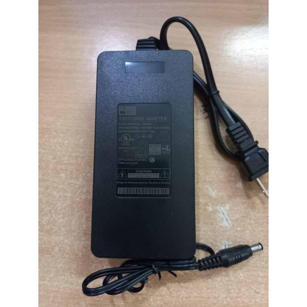 Nguồn Acbel 12V5A zin kèm dây nguồn BẢO HÀNH 12 THÁNG - adapter Acbel 12v5a