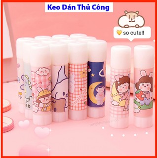 Keo Dán Thủ Công, Hồ Khô Họa Tiết Hoạt Hình Thiết Kế Đơn Giản Tiện Dụng