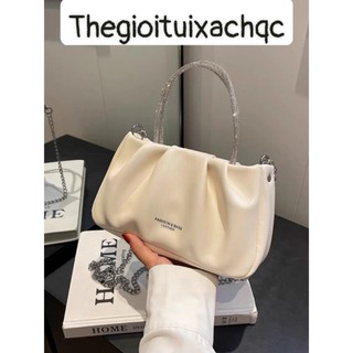 Túi đeo chéo kẹp nách da mềm quai kim tuyến dây xích đeo chéo Hàn quốc Thegioituixachqc