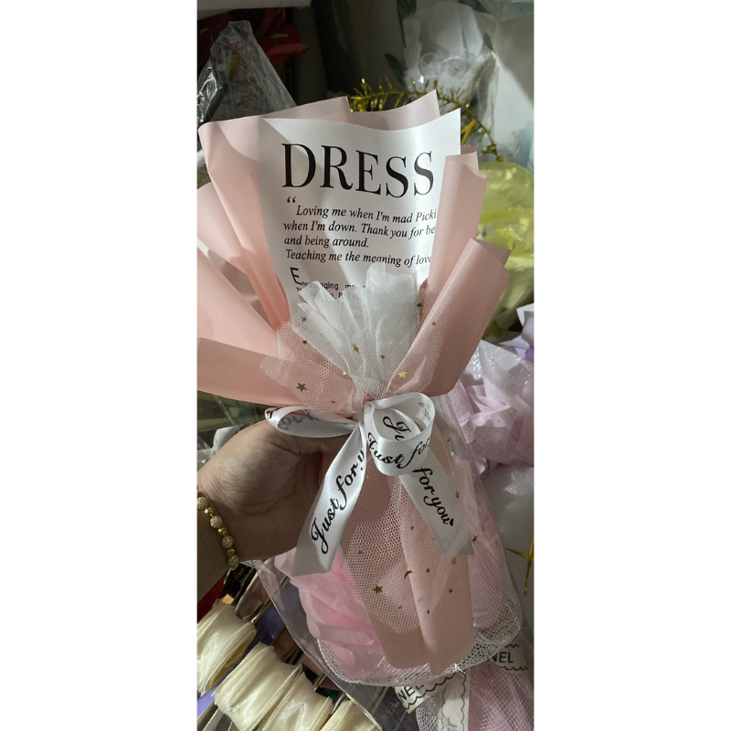 Cốt bó 1 bông hoa, dùng cắm hoa len, hoa nhũ hoặc 1-3 bông hoa sáp