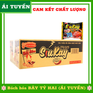 Thùng 24 gói mì hải sản siukay 128g