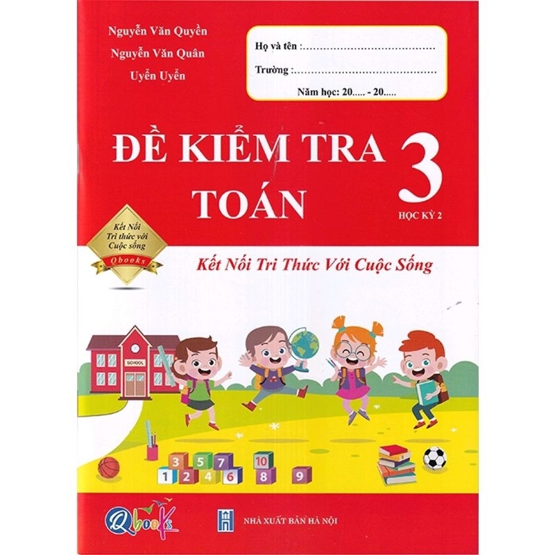 Sách - Bộ Đề Kiểm Tra, Đánh Giá Năng Lực Toán Lớp 3 - Tập 2