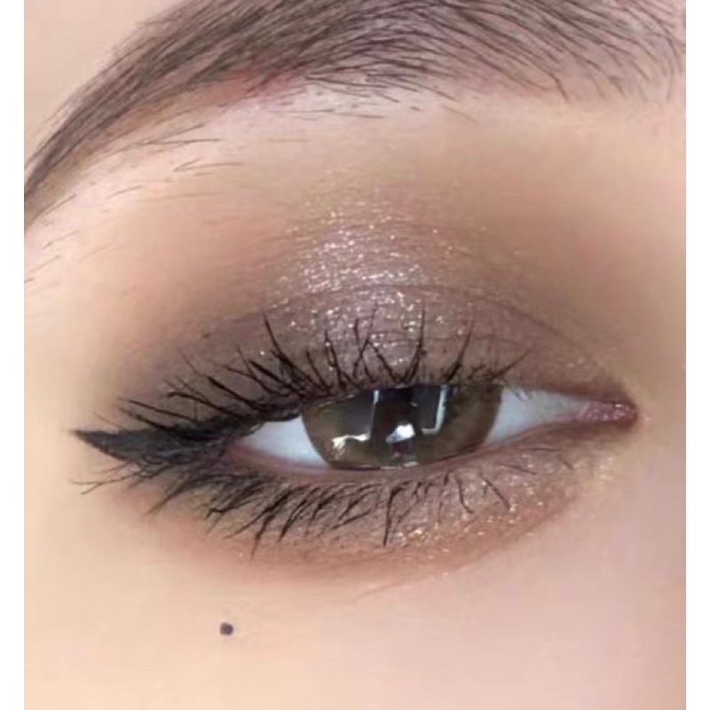 Bảng Phấn Mắt Màu Lì / Nhũ Khói Lâu Trôi Sắc Tố Cao Di Động Không Bay Phấn Trang Điểm Mắt Khói Cho Người Mới Bắt Đầu