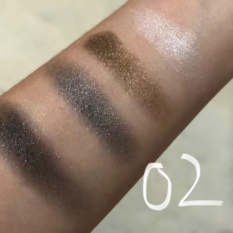 Bảng Phấn Mắt Màu Lì / Nhũ Khói Lâu Trôi Sắc Tố Cao Di Động Không Bay Phấn Trang Điểm Mắt Khói Cho Người Mới Bắt Đầu