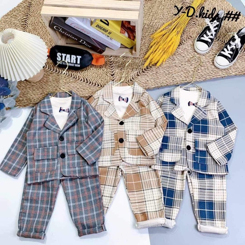 Sét vest công tử bé trai