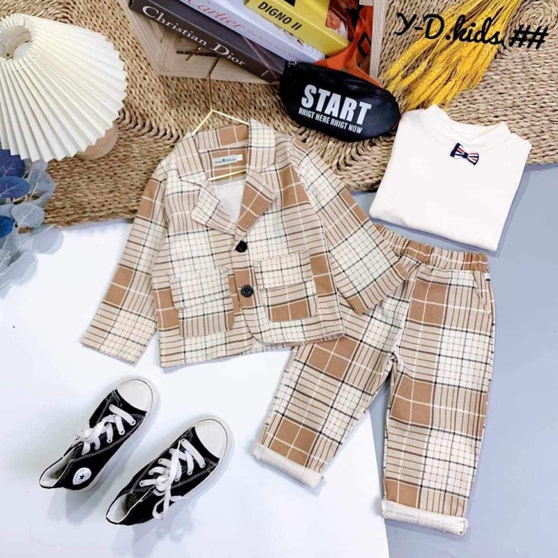 Sét vest công tử bé trai