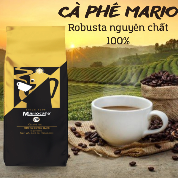Cà phê Robusta nguyên chất 100%  - Đắng đậm, mạnh đặc trưng