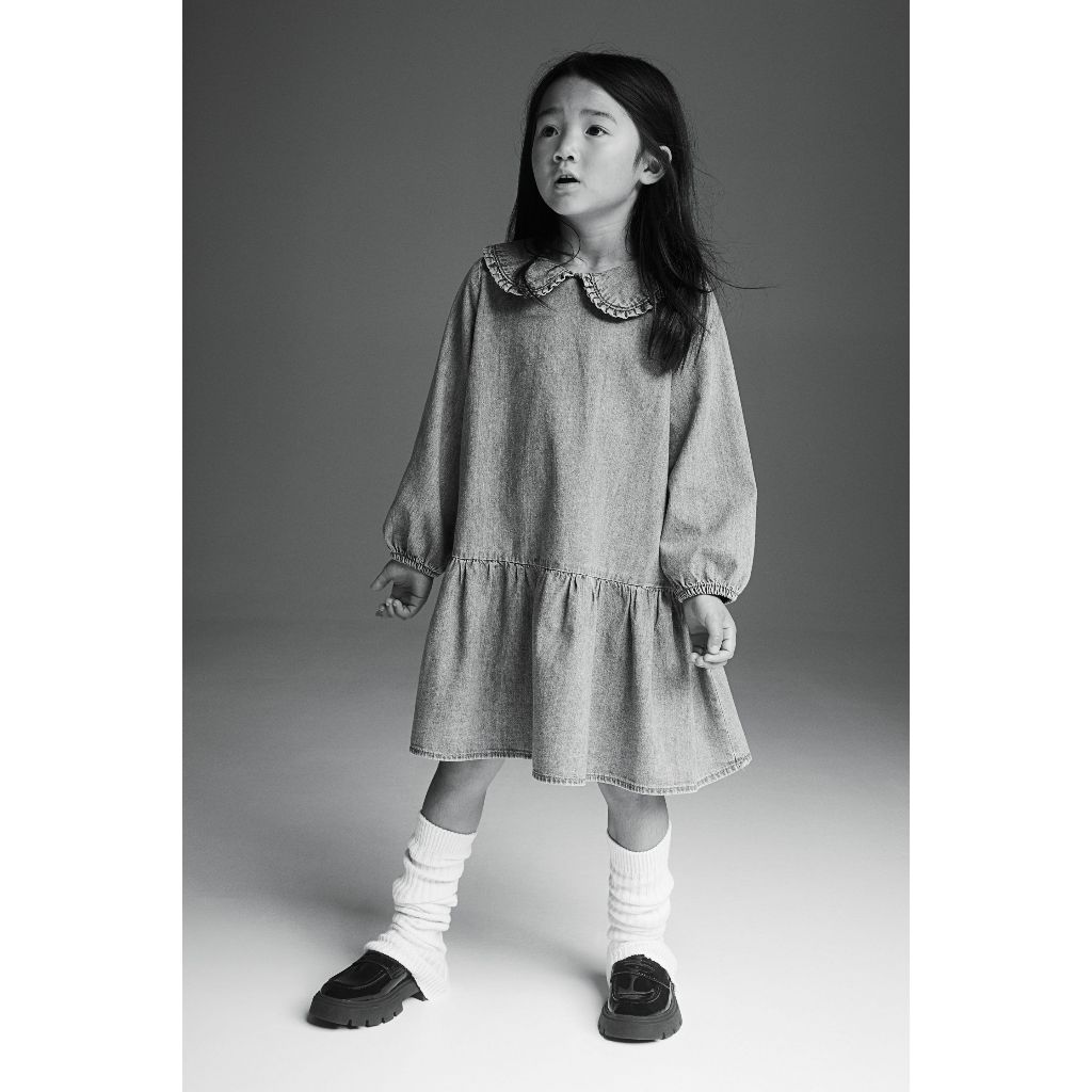 Váy denim có cổ bé gái HM Authentic