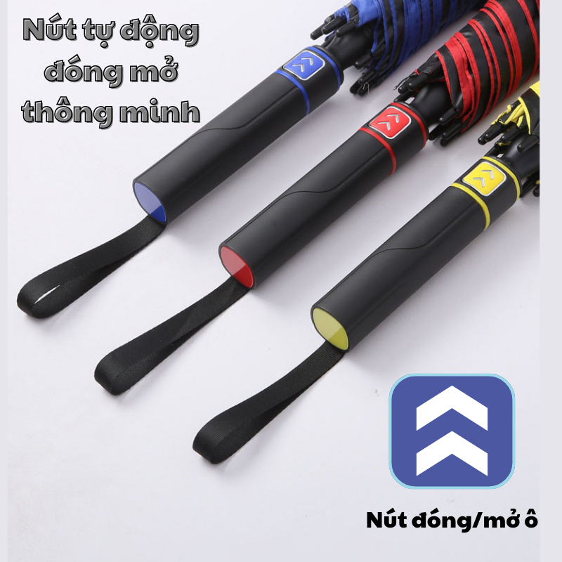 Ô Che Mưa Domino Siêu Lớn Dù Đi Nắng 16 Nan Chất Vải Cao Cấp