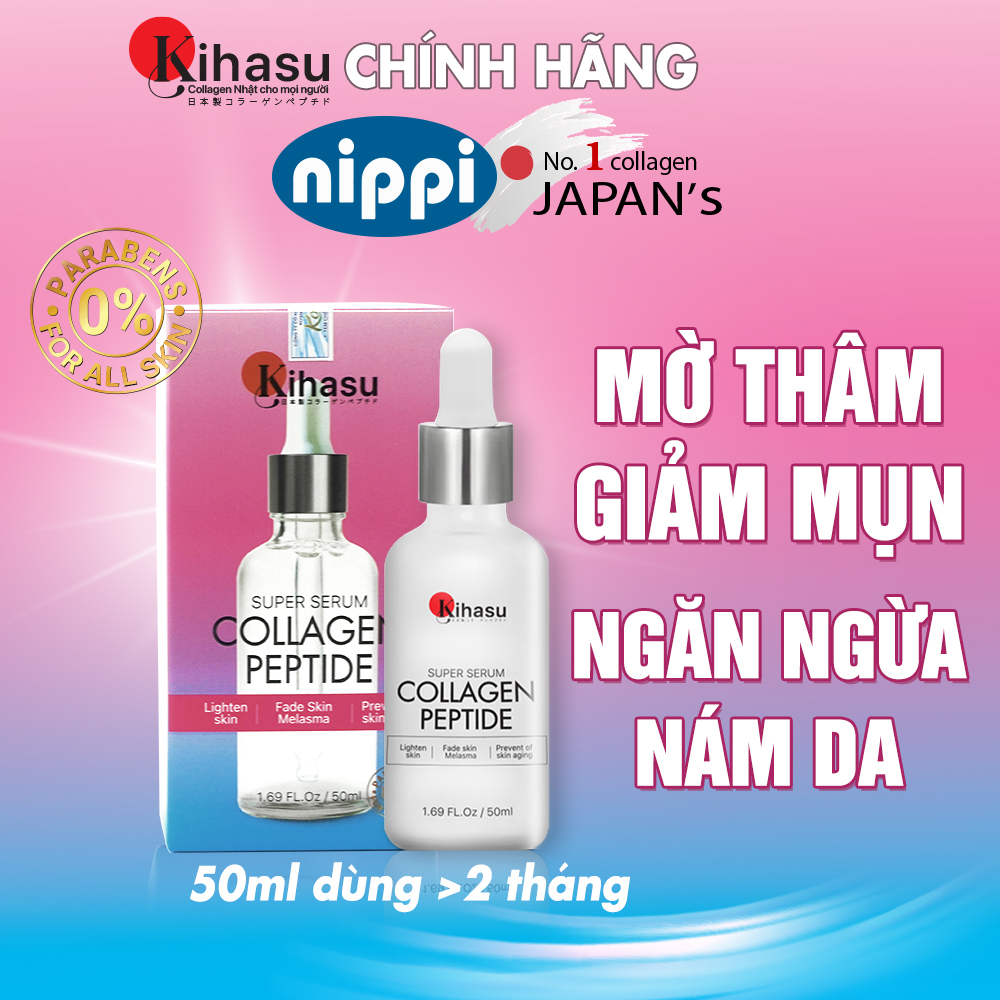 Serum KIHASU giảm mụn, mờ thâm, thu nhỏ lỗ chân lông, giúp trắng sáng da chai BIG 50ml