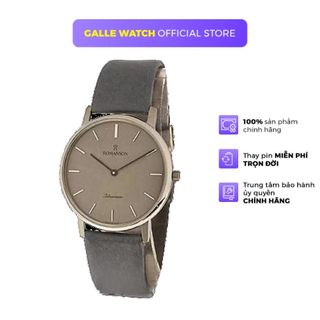 Đồng hồ nam Romanson UL3578MWGREY vỏ máy Titanium cao cấp, chống nước 3 ATM, dây da đeo tay thời trang, êm ái