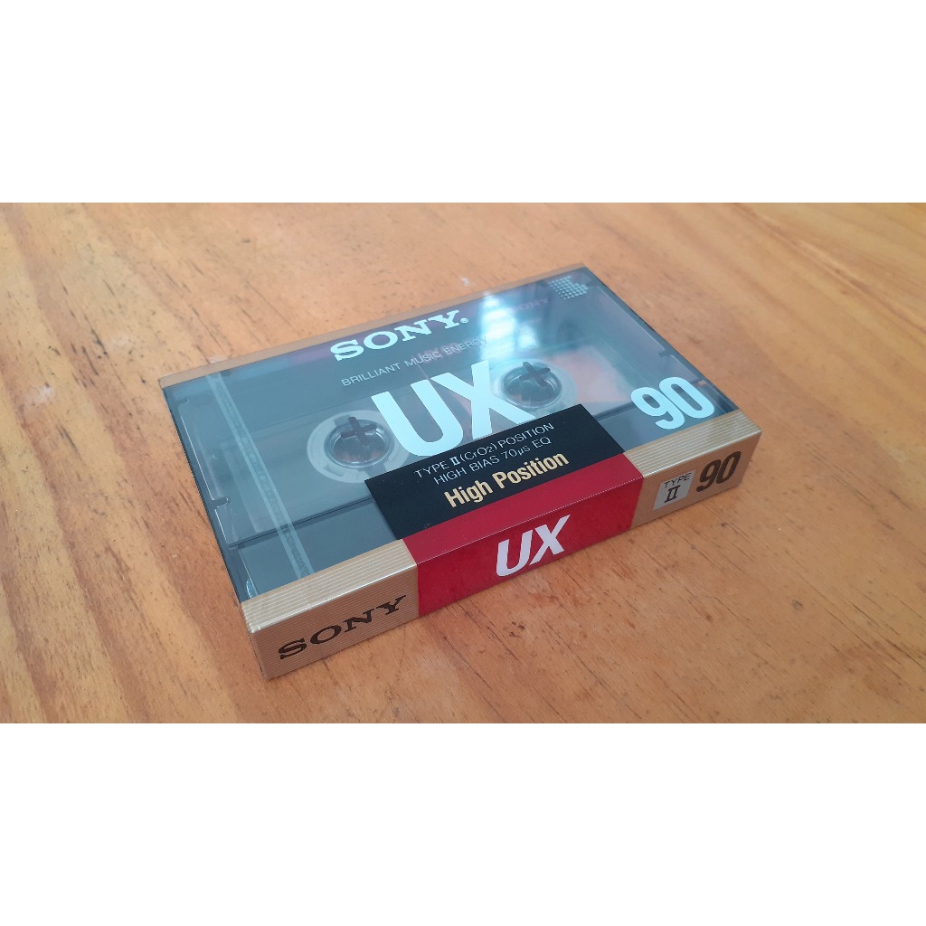 Băng Cassette SONY UX 60, 90 Type II Chrome  - Hàng mới nguyên seal Nhật Bản