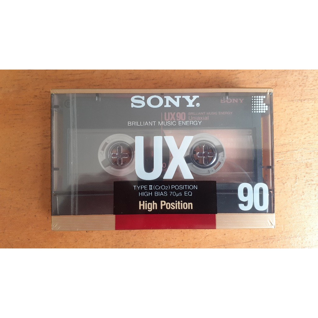 Băng Cassette SONY UX 60, 90 Type II Chrome  - Hàng mới nguyên seal Nhật Bản