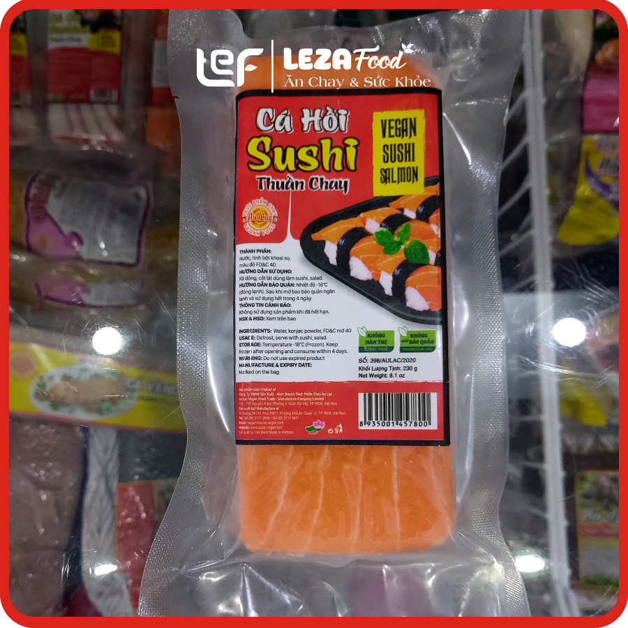 Cá Hồi Sushi Thuần Chay Âu Lạc 230g - Đông Lạnh