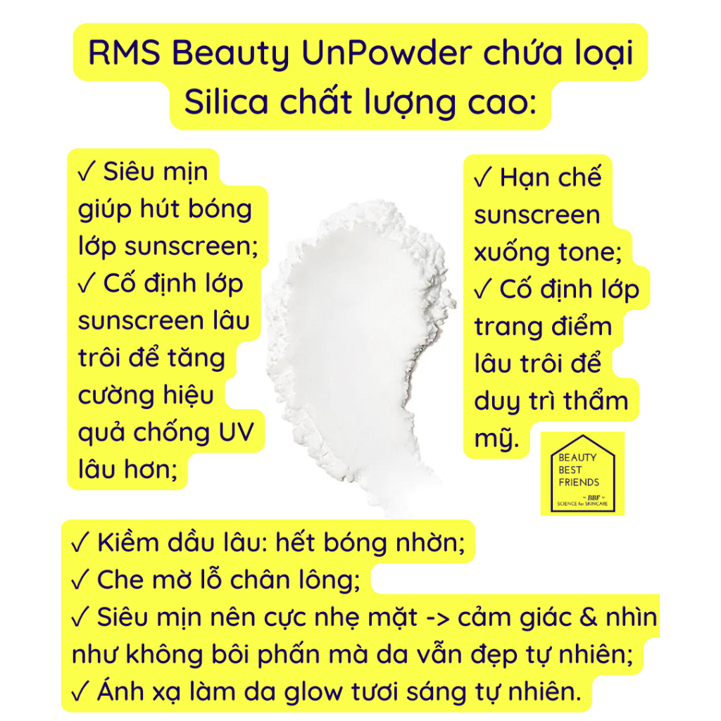 Phấn phủ kiềm dầu siêu mịn RMS Beauty UnPowder 9g