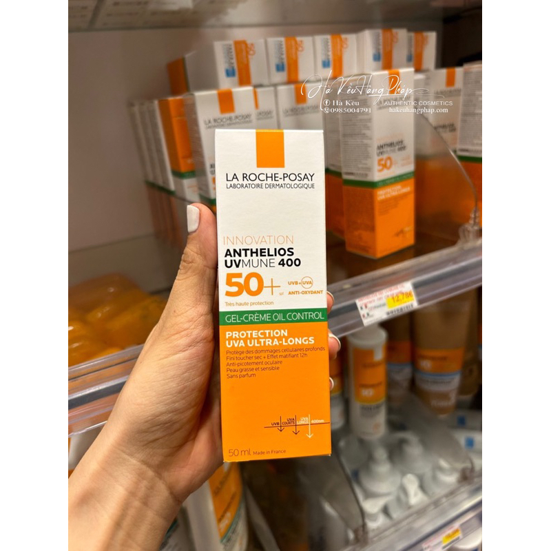 Kem Chống Nắng Anthelios Oil control SPF50+ (gel & fluid)