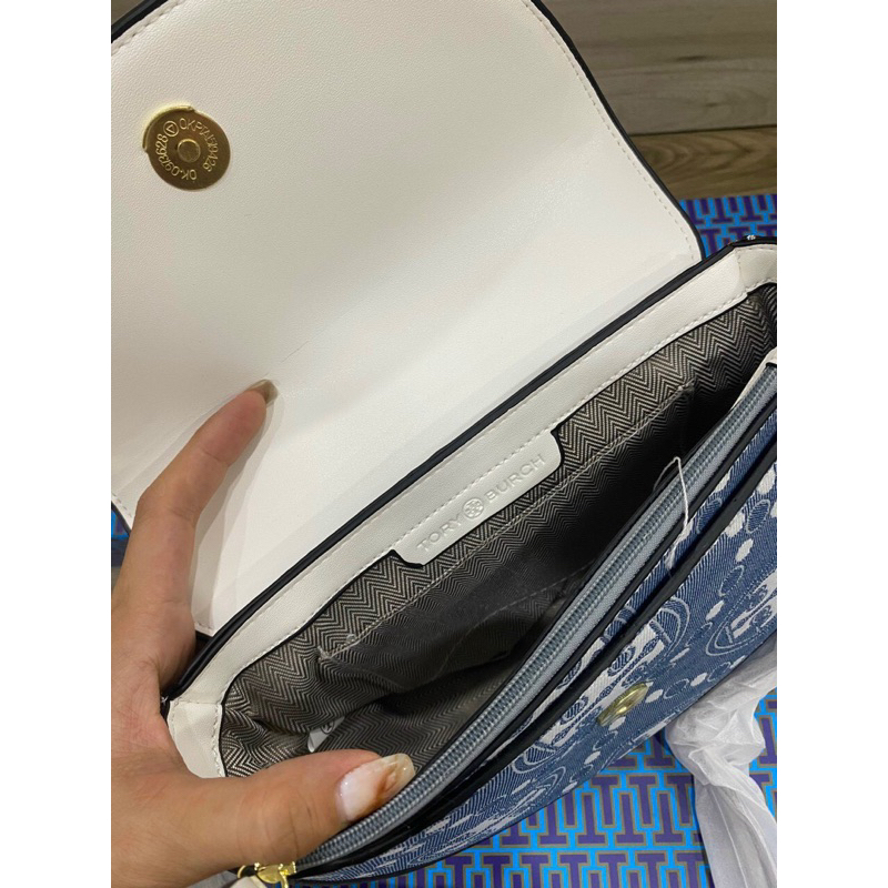 Túi xách nữ đeo vai Tory họa tiết thời trang