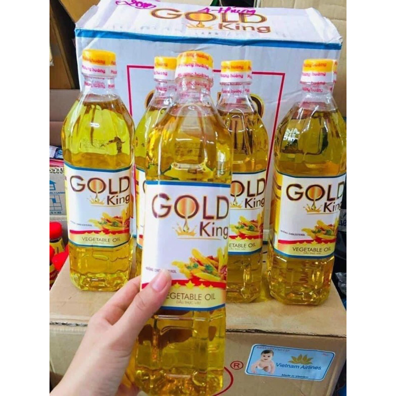 Dầu Ăn Gold King 900 ml