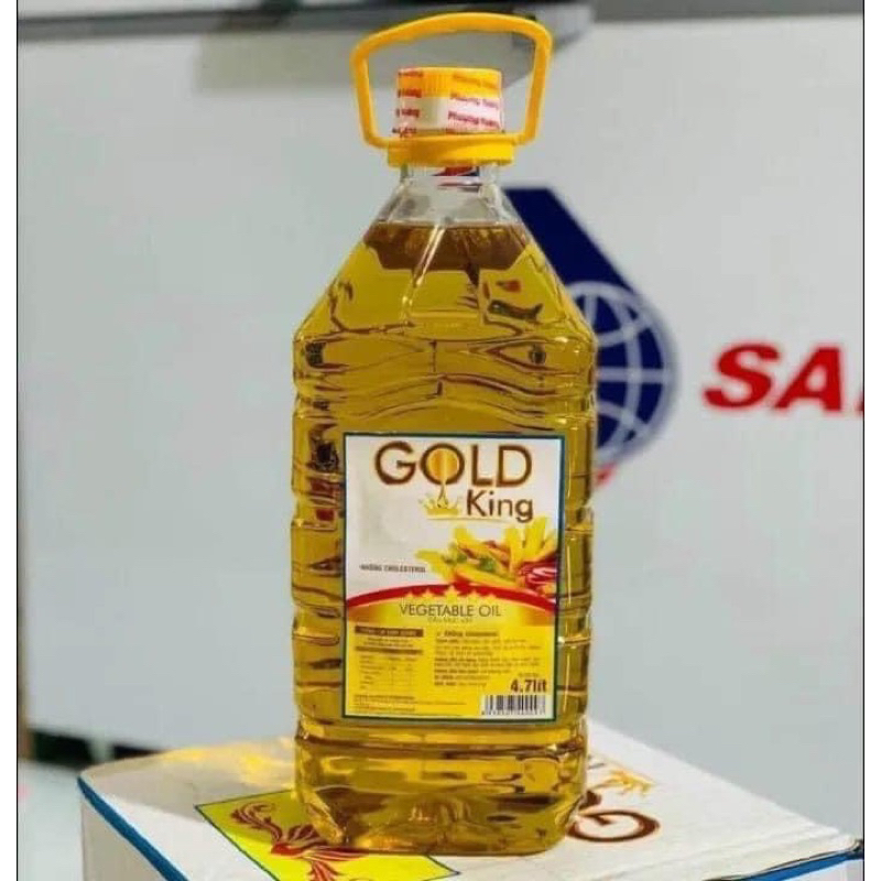 Dầu ăn Gold King can 4,7 lít