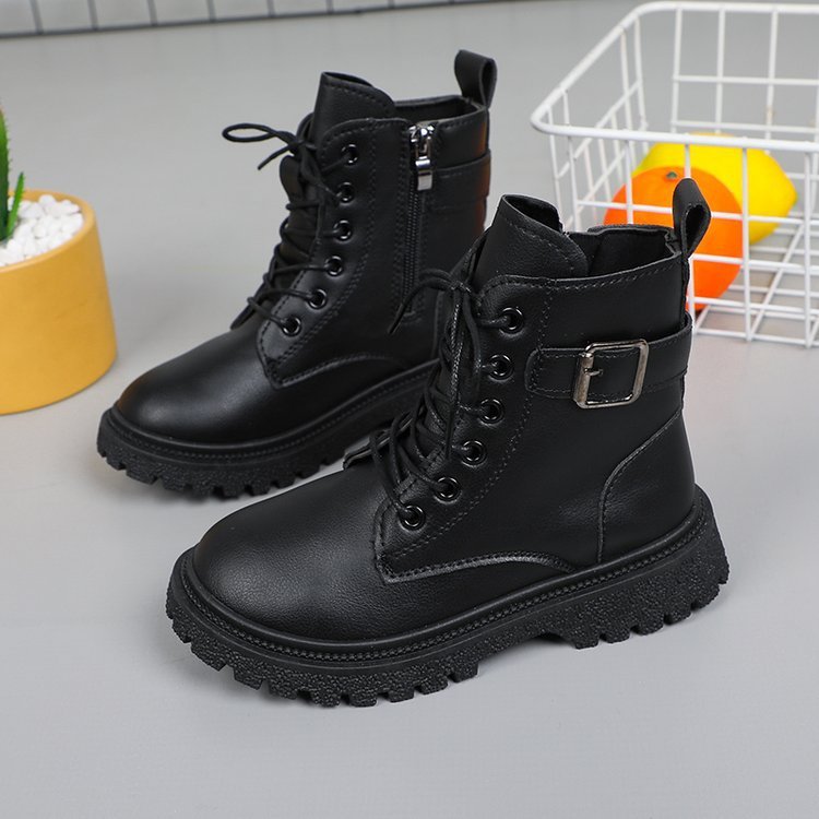 Giày bốt bé gái hottrend da mềm đế êm giày cao cổ bé gái bốt cho bé gái B135