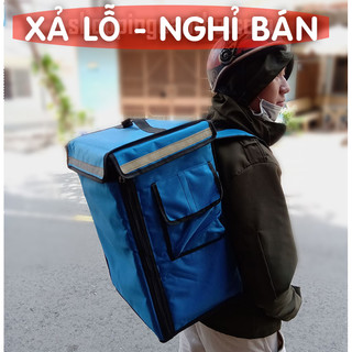 Túi giao hàng giữ nhiệt 38L - 50L quai balo giữ nhiệt giao hàng cơm hộp trà sữa