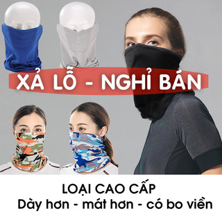 Khăn đa năng dày vừa cao cấp khăn phượt một màu rằn ri