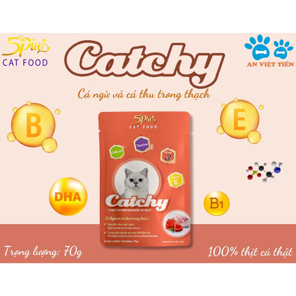 PATE CATCHY - 5PLus Cat Food