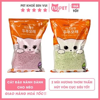 Cát đậu nành Pura Acropet 5L | Cát vệ sinh mèo khử mùi hôi