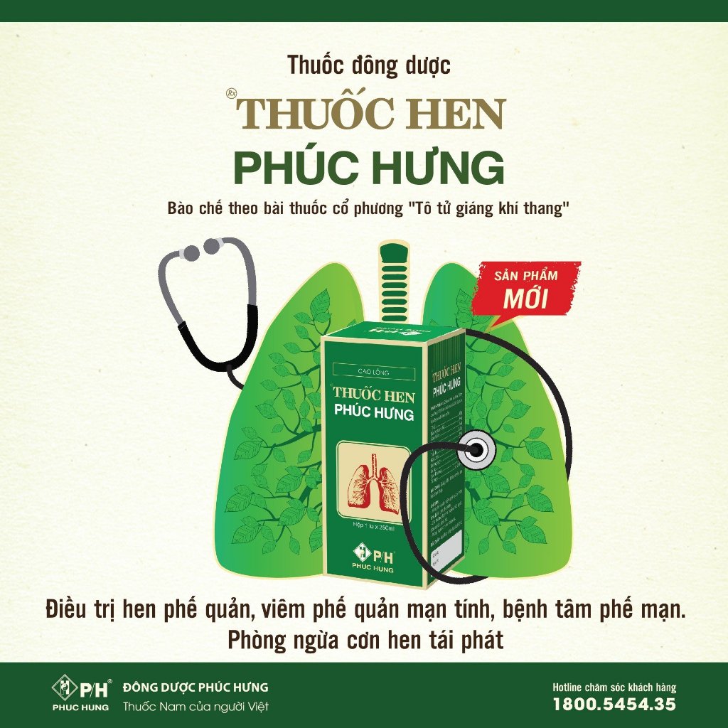 Hen Phúc Hưng - Hen P H mẫu mới 250ml