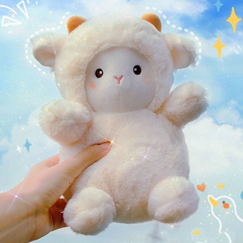 Gấu Bông - Cừu bông trắng lông xù cao cấp - Gấu bông cừu trắng