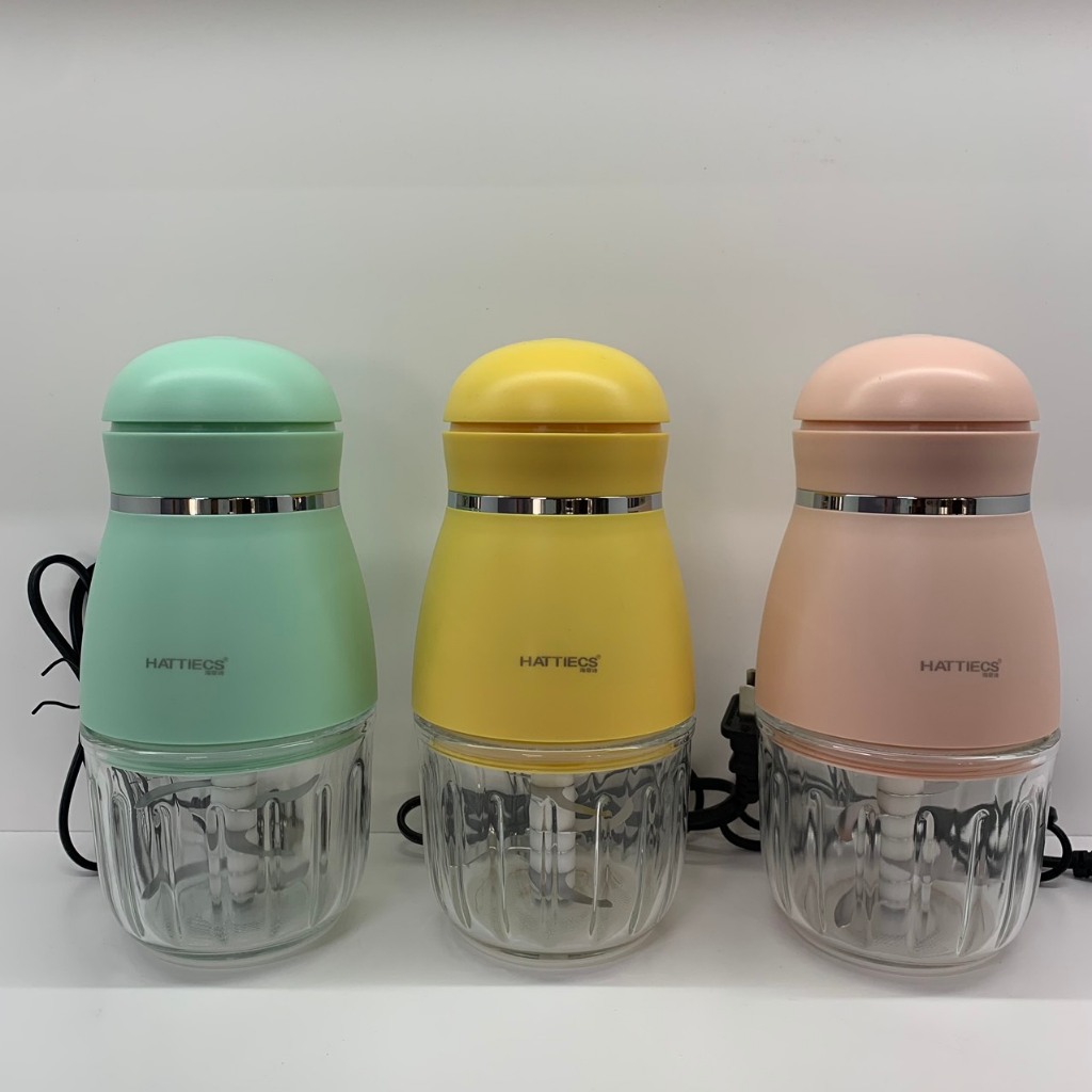Máy xay đa năng Hattiecs 6 lưới dao - Cối thủy tinh - dung tích 300ml