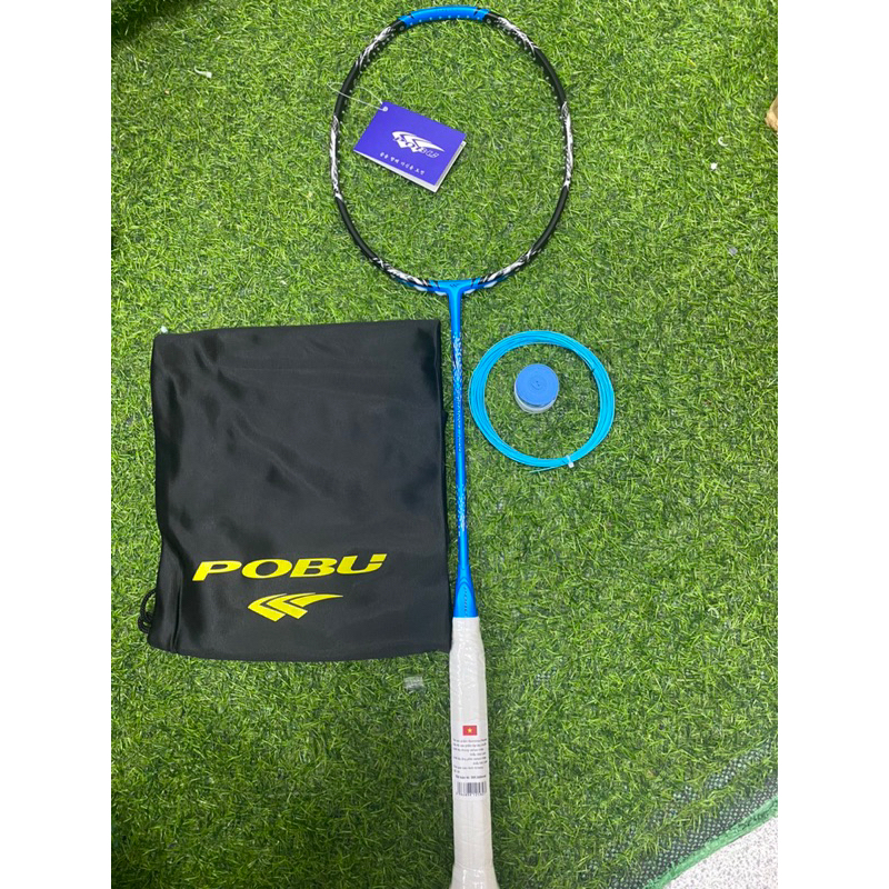 Vợt pobu hàng chính hãng căng sẵn 11,5kg. max 12,5kg