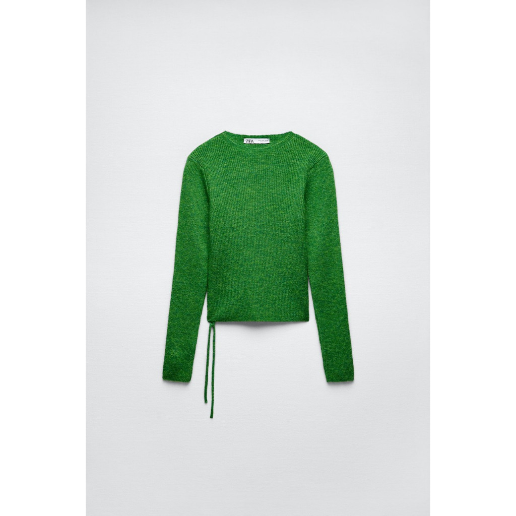 Áo len Za.ra dút dây eo size M