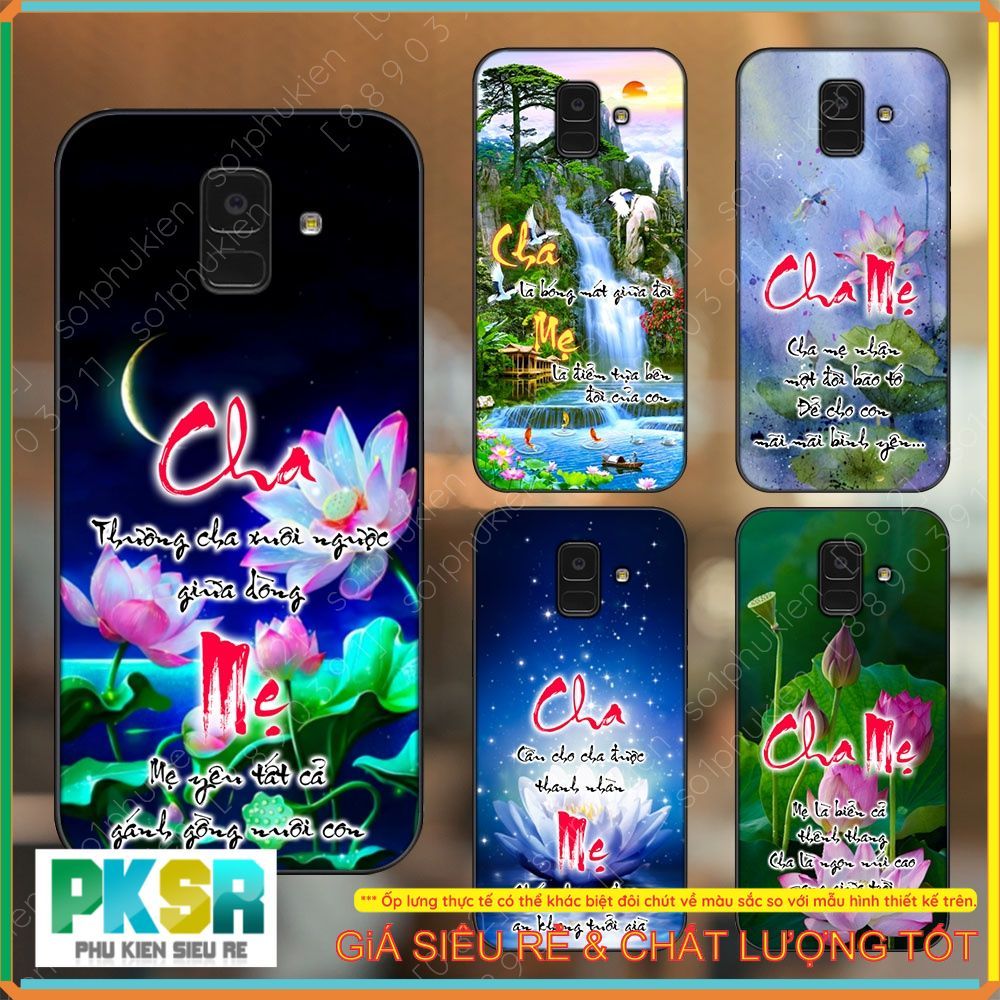 Ốp Samsung A6 2018/ A6 Plus/ J8 2018/ A8 2018/ J6 Plus 2018/ A8 Plus mặt lưng ép kính cường lực dẻo 