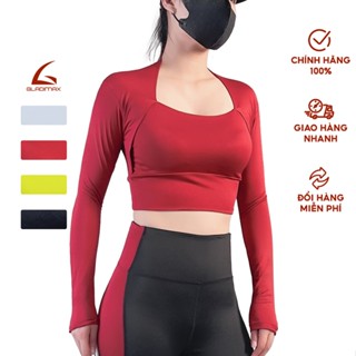  Áo thun croptop dài tay nữ dáng ôm GLADIMAX ASN45 chất thun mát croptop tay dài cổ yếm tay dài 