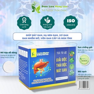 Trà Túi Lọc hỗ trợ Thải Độc Mát Gan 60g Giúp mát gan, hạ men gan, xơ gan, gan nhiễm mỡ, viêm gan cấp
