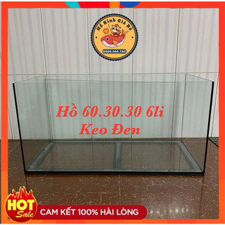 🚀ship hoả tốc🚀 hồ 60.30.30 kính 6li - dán dấu keo - guppy - thuỷ sinh - bán cạn - phong thuỷ.