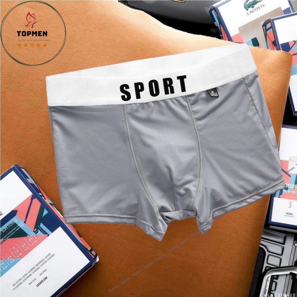 Quần sịp nam Sport thể thao chất thun Băng lạnh, quần lót nam cao cấp co giãn mềm mại thoáng mát