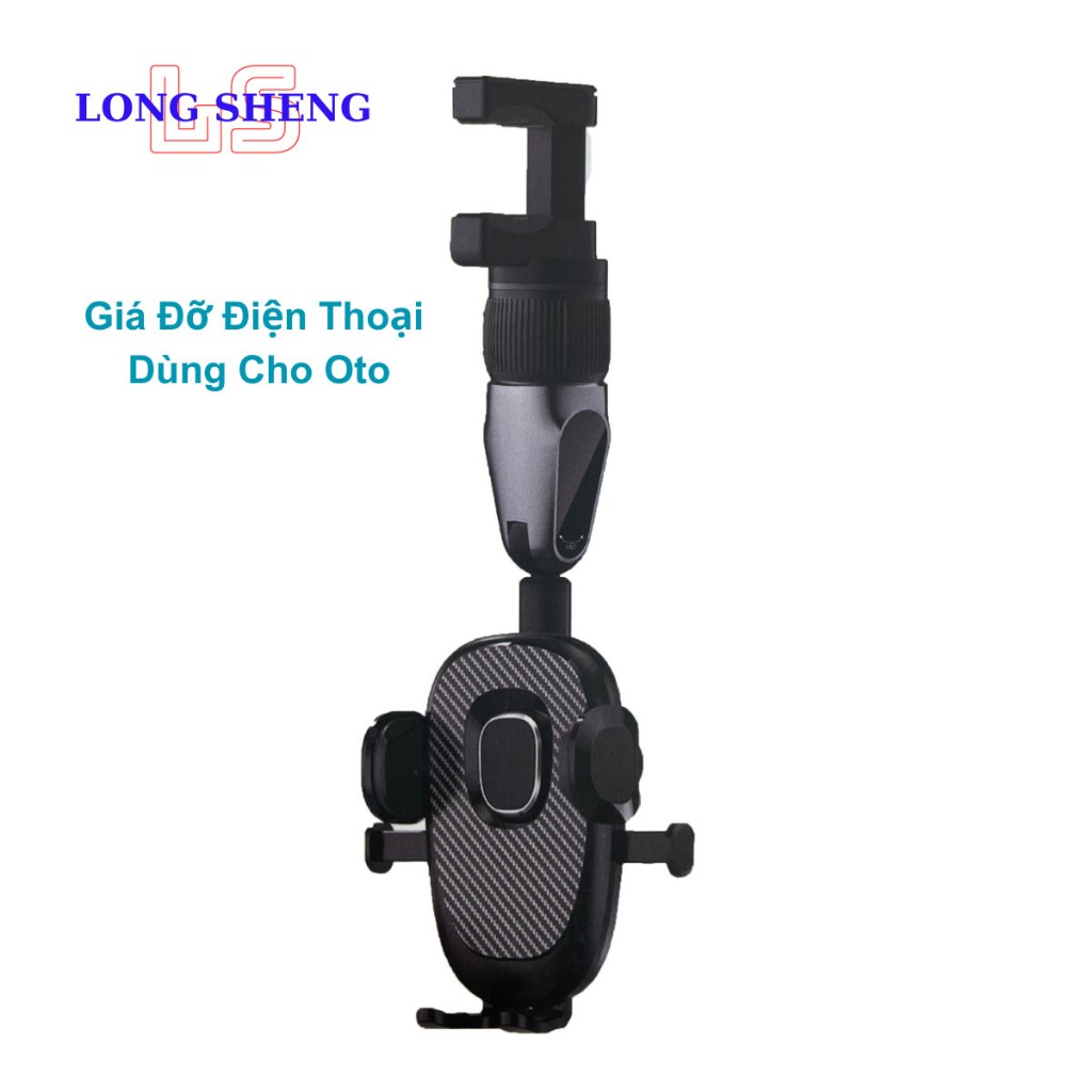 Giá Đỡ Điện Thoại Dùng Cho Oto Có Kẹp Càng Cua Kẹp Kính Chiếu Hậu Chống Sốc
