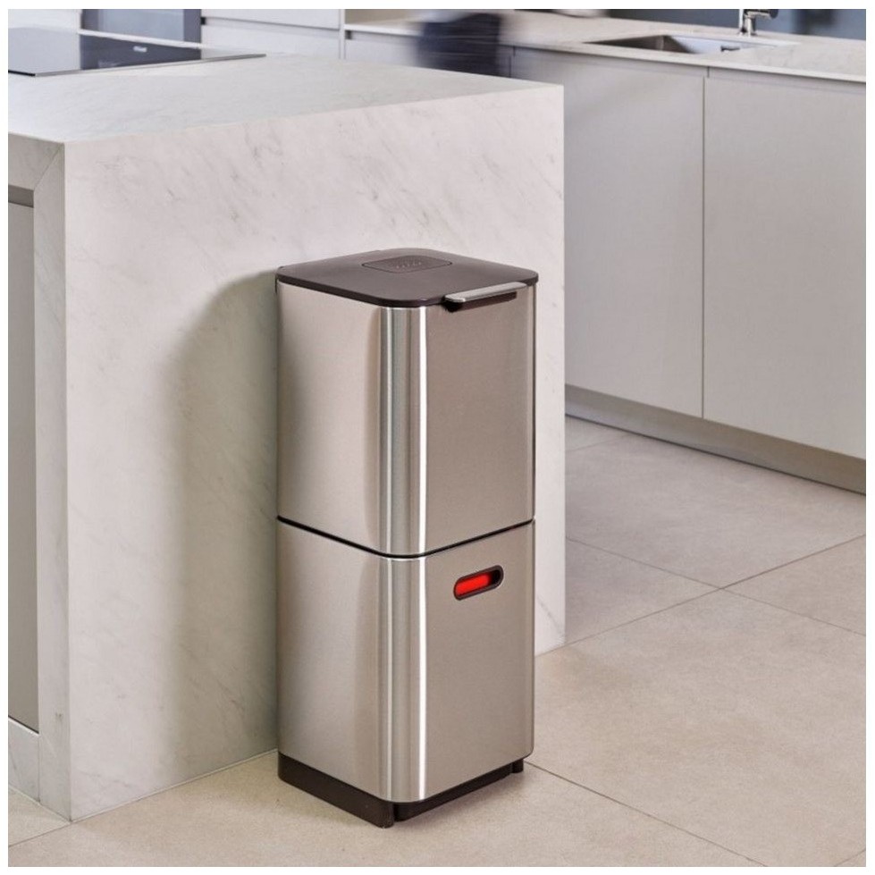 Thùng rác phân loại và khử mùi 3 ngăn Joseph Joseph Totem Max 60L  30060 nội địa Đức GermanySnT 650015