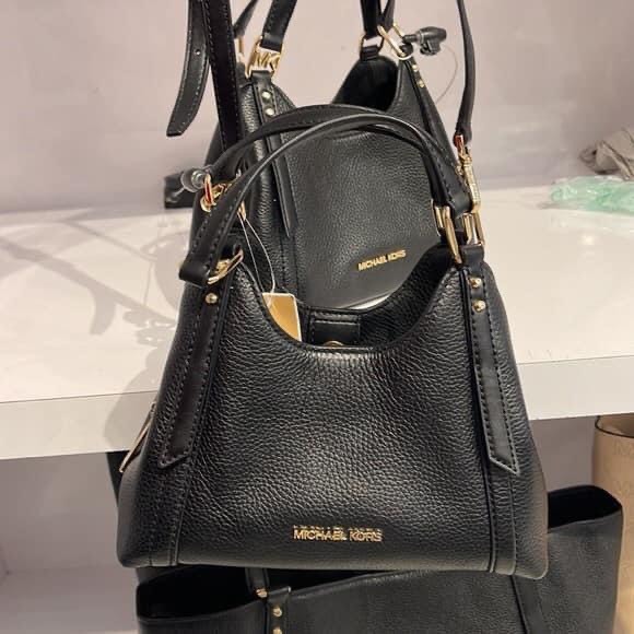 Túi Michael Kors Arlo Small Bags - Màu đen  35S3GW7C1L Black