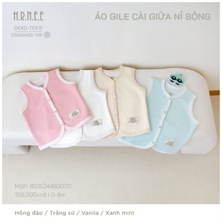 Gile chần bông cho bé sơ sinh hrnee chất mềm ấm