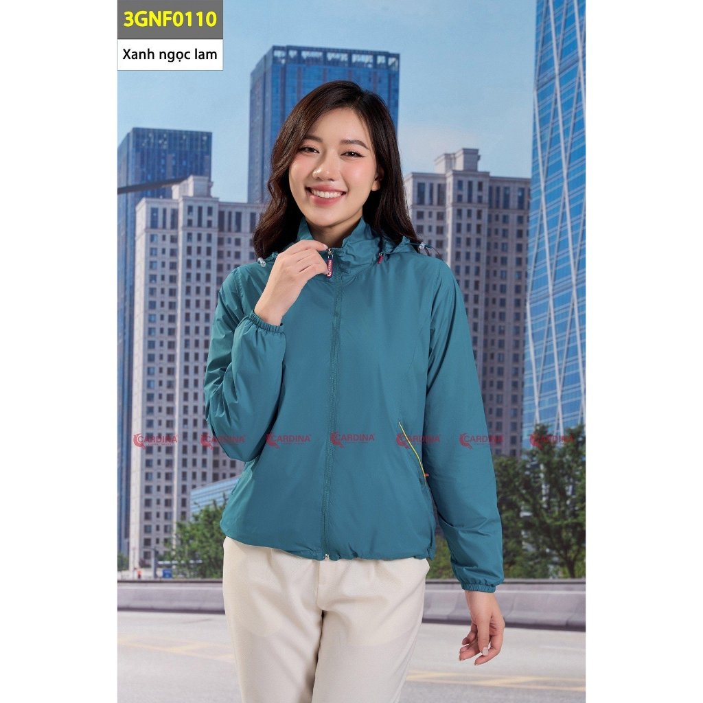 Áo Gió  Nữ 𝐂𝐀𝐑𝐃𝐈𝐍𝐀 2 Lớp Lót Lưới  Cao Cấp Cản Gió, Cản Bụi, Chống Nước 3GNF01