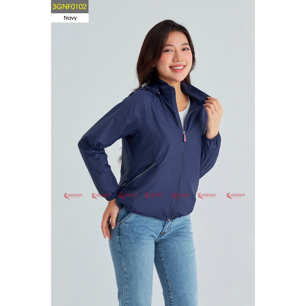 Áo Gió  Nữ 𝐂𝐀𝐑𝐃𝐈𝐍𝐀 2 Lớp Lót Lưới  Cao Cấp Cản Gió, Cản Bụi, Chống Nước 3GNF01