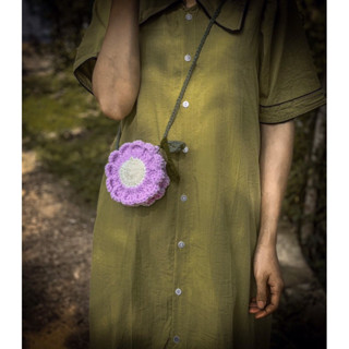 Túi len hoa cúc siêu kute cho các nàng tiểu thư